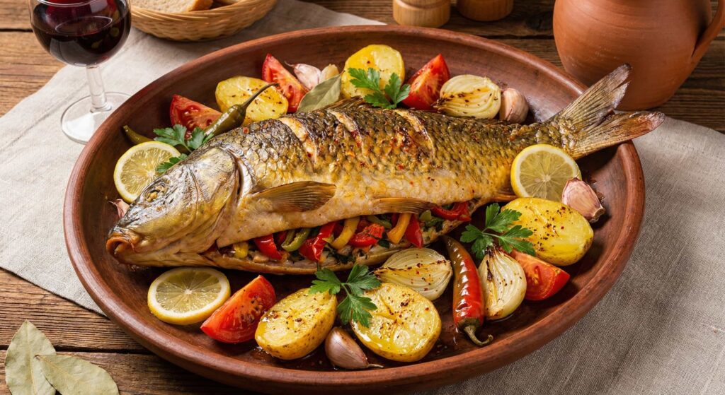 Пълнен шаран на фурна – традиционна рецепта за Никулден и празнична трапеза