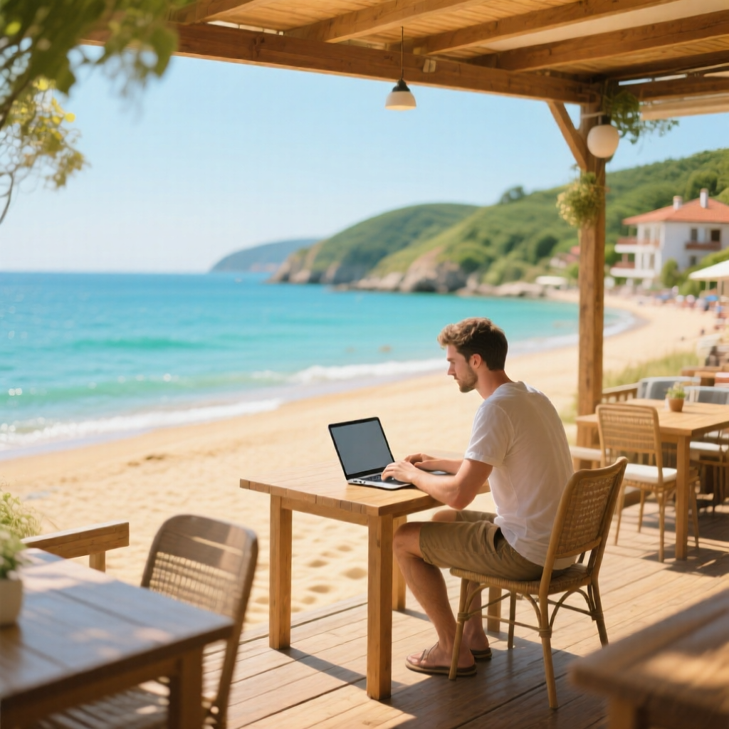 Офис на плажа? Топ дестинации за дигитални номади в България