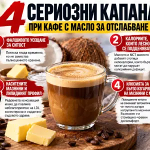 4 сериозни капана при кафе с масло за отслабване